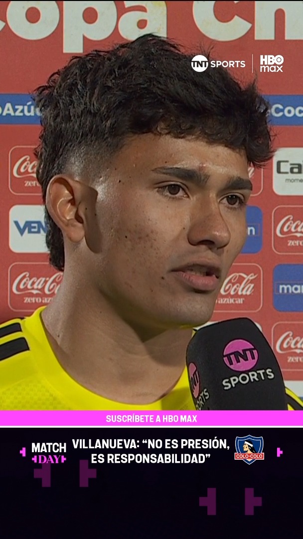 🤍🖤🎙️ Dos minutos de declaraciones de Eduardo Villanueva que vale la pena escuchar. ¡Disfruta de la #CopaChileCocaColaZeroAzúcar 2026! Suscríbete a #TNTSportsenHBOMax 📲