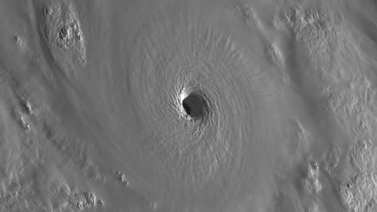 The incredible full day, high resolution view of Hurricane Polo today.