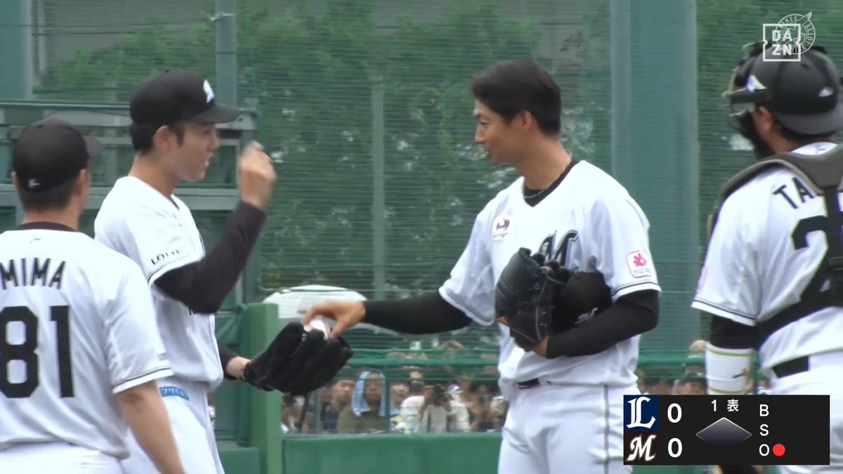 浦和に別れ 盟友・角中勝也ともがっちり握手 唐川侑己 残すはZOZOマリンでのラスト登板 ⚾️ロッテ×西武(ファーム) #イージースポーツ #chibalotte #だったらDAZN