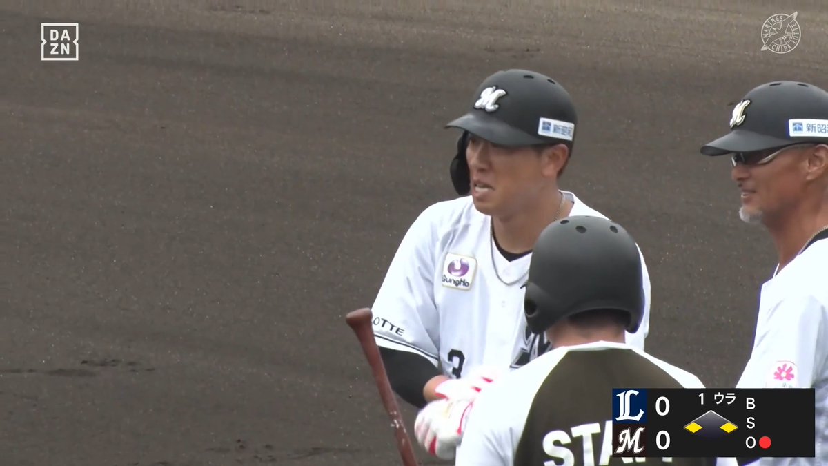 浦和ラストゲーム 今日は「3番・左翼」で出場 角中勝也 鮮やかなライト前ヒット ⚾️ロッテ×西武（ファーム） #イージースポーツ #chibalotte #だったらDAZN