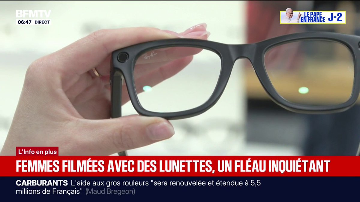 Femmes filmées avec des lunettes connectées, un fléau qui inquiète