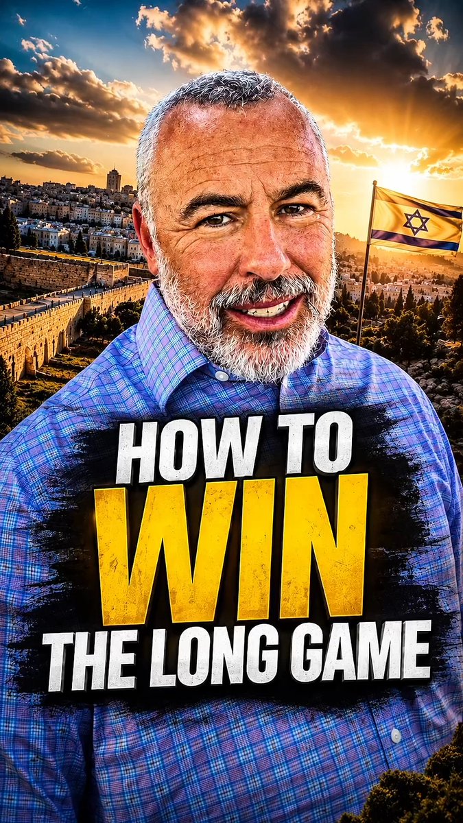 One of the ways our enemies have outclassed us in Western civilization, in America, in Europe... they've been able to play the long game of penetrating societies, teaching all kinds of anti-Israel narratives and pro-Palestinian narratives in the universities and in the media... But we too, the Jewish people, are also playing a long game. We've been praying to return to the land of Israel for 2000 years and we have an amazing global vision that we have to share with the world. We've got to get back to teaching and educating and defeating our enemies. So take a deep breath, strategize, and get ready to fight and win the long game.