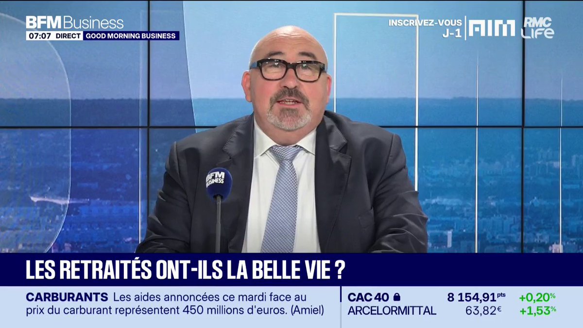 Les retraités ont-ils la belle vie ? "On a un problème de finances publiques, et si on veut s'attaquer aux causes, il va falloir s'attaquer aux retraites. Les retraités vivent mieux que le reste de la population et mieux que les retraités étrangers." 🎙️Emmanuel Lechypre