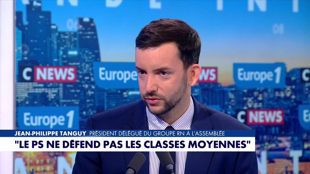 Jean-Philippe Tanguy, président délégué du groupe RN à l'Assemblée nationale : «François Hollande prétend pouvoir discuter avec virilité avec Poutine, mais s'est fait humilier par Leonarda», dans #LaGrandeInterview Toute l'info est à retrouver sur