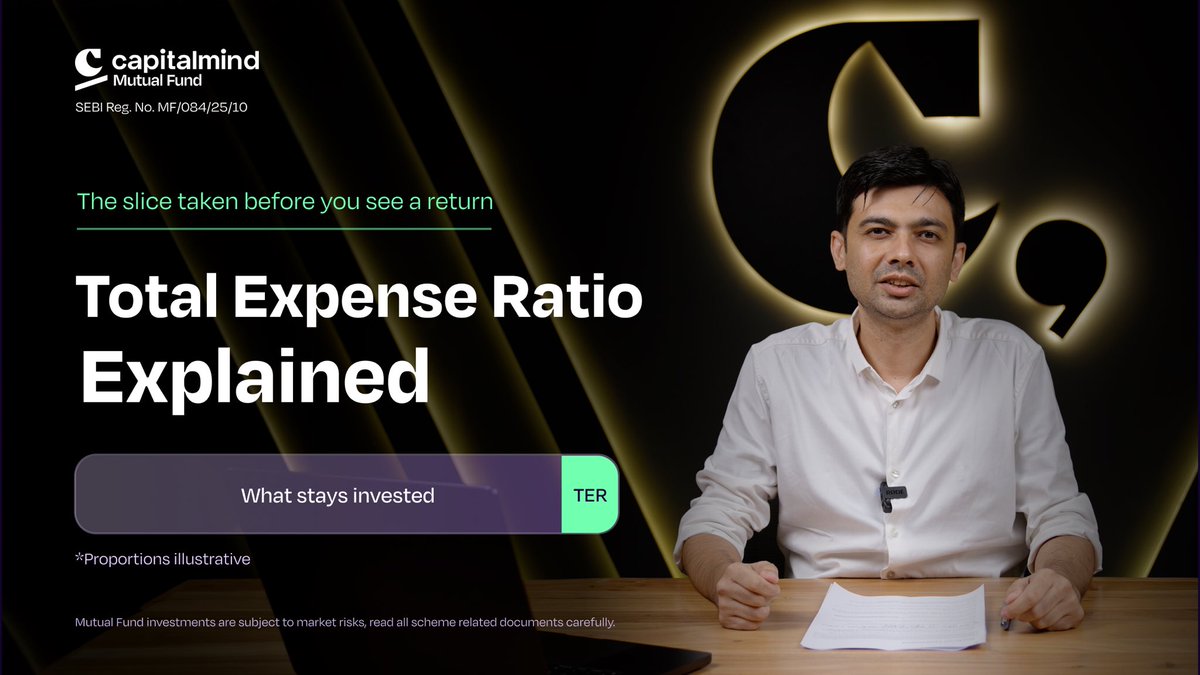 Be honest: when was the last time you actually looked at a fund's expense ratio before investing? Nihit Kshatriya , Head of Sales at Capitalmind Mutual Fund, breaks down why this "Tiny" number deserves more attention than it gets. All figures and graphs used are for illustrative purposes only and do not reflect actual numbers. Mutual Fund investments are subject to market risks, read all scheme related documents carefully.