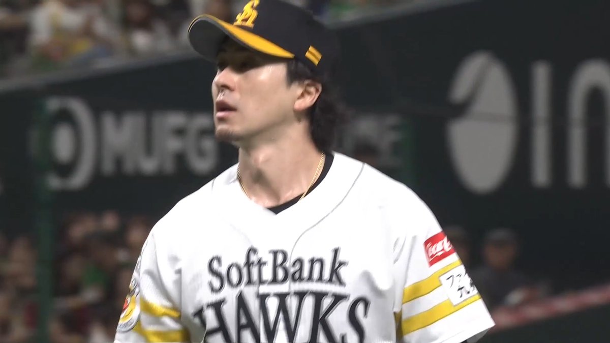 これで自身6試合連続QS！✨ 今日も要所を締める投球で9勝目を挙げた！👏👏 福岡ソフトバンク 上沢直之 投手が6回91球2安打8奪三振1失点のピッチング！⚾