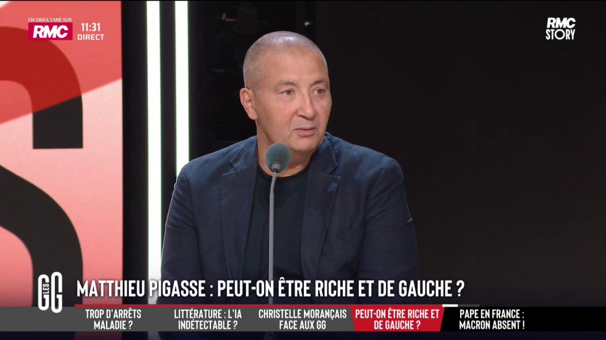 🤑 Peut-on être riche et de gauche ? 🗣️ Mourad Boudjellal : "Matthieu Pigasse a le droit de passer des vacances à 400.000 €. C'est son argent. On devrait plutôt se dire : moi aussi j'ai envie de passer des vacances à 400.000 €." #GGRMC
