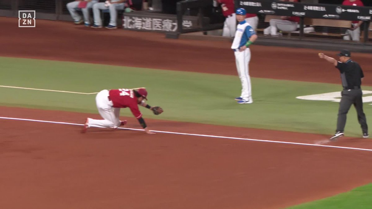 三塁手の見せ場💪 黒川史陽がファインプレー 先制打の次はグラブで魅せる✨️ ⚾️日本ハム×楽天 #RakutenEagkes #だったらDAZN