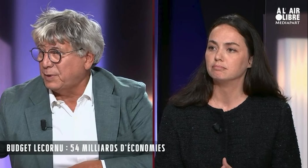 Échange face à l’eurodéputée Chloé Ridel sur la non-censure du gouvernement par le PS. Je lui rappelle les premières lignes du programme du NFP sur lequel nous avons été élu•es : s’opposer au macronisme.