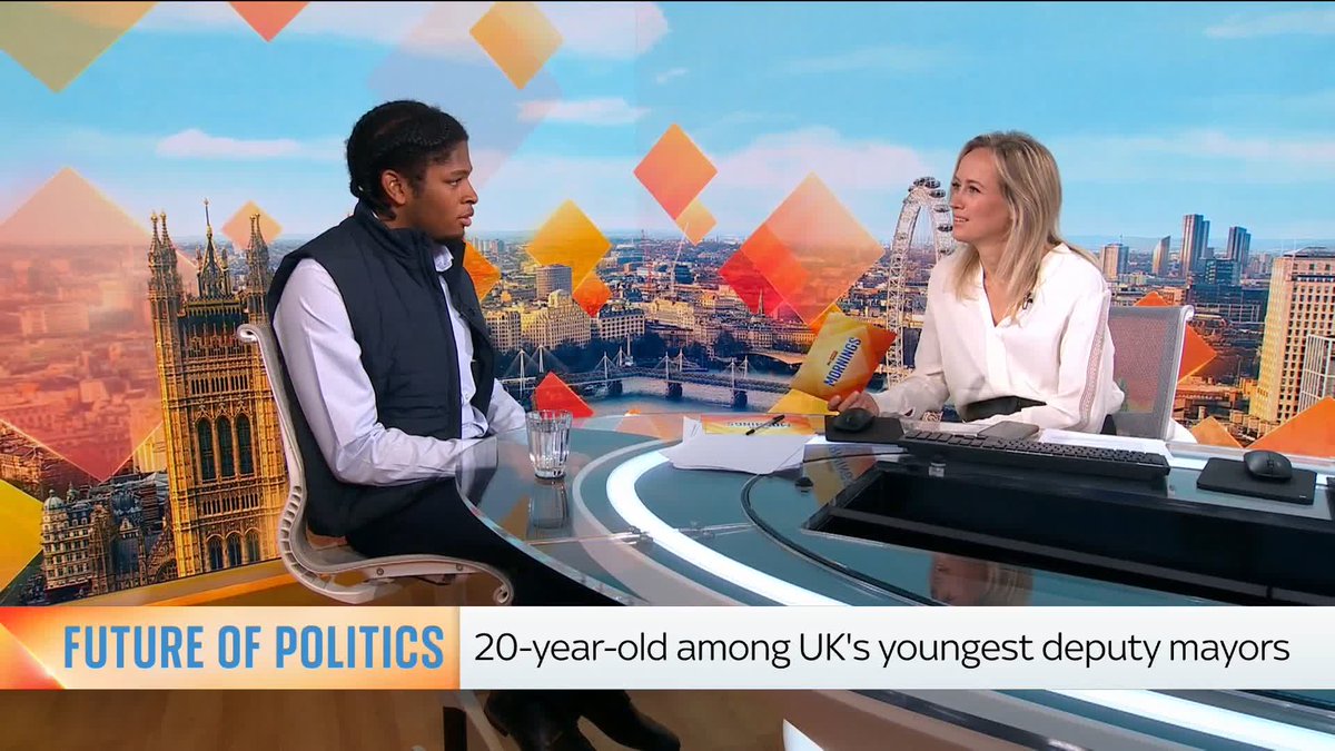 🗣️ 'There's a lot of people from unprivileged backgrounds, and there's not the adequate amount of people to represent them.' 20-year-old deputy mayor of Hackney Dylan Law discusses his reasoning behind working in politics with Sophy Ridge