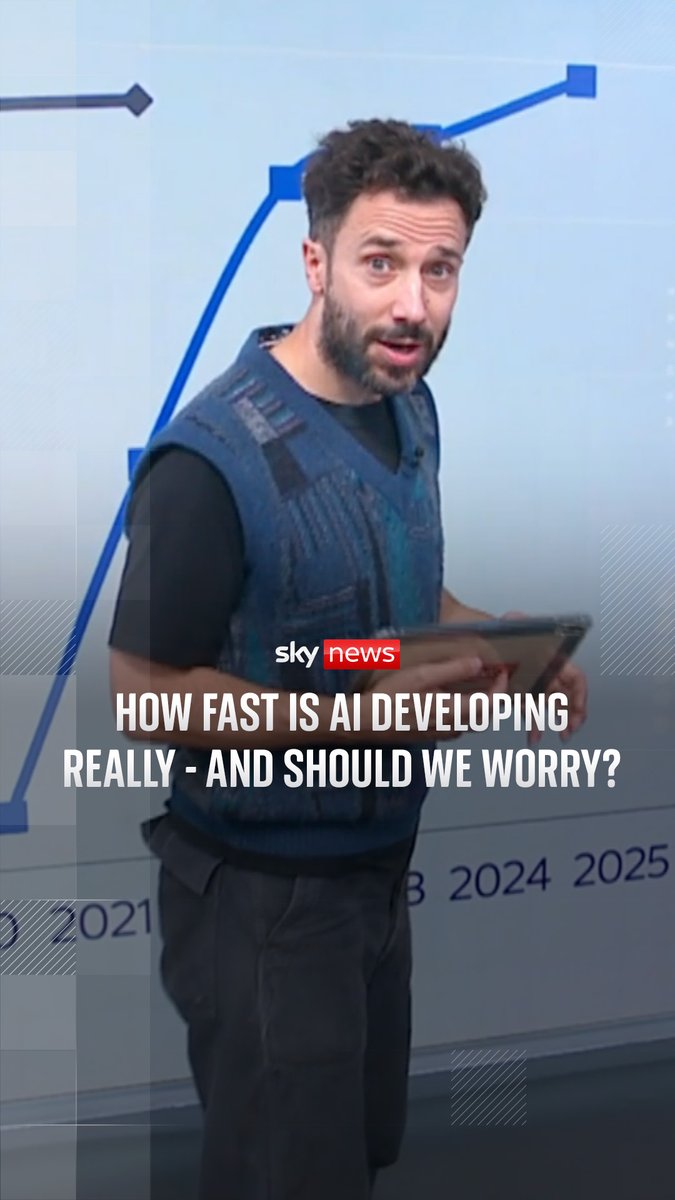 AI is developing faster than we could have imagined. So what does this mean for future development and how worried should we be? Sky's technology correspondent Rowland Manthorpe takes a look. Watch the full report here ➡️