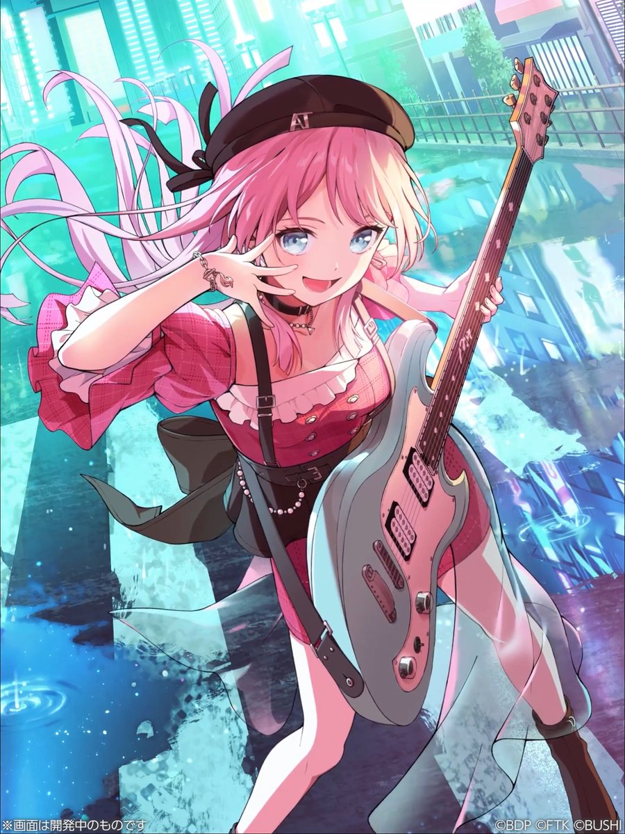 📢明日より #アワーノーツ 正式リリース🎉 SSRメンバーのMyGO!!!!! 千早 愛音を紹介🧭 SSRメンバーには、リズムゲーム画面などで表示されるアニメーション演出つき💫 ▼事前登録はこちらから #バンドリ