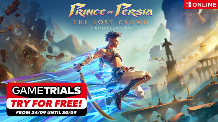 Unleash your inner warrior in Prince of Persia: The Lost Crown, dashing in as a Game Trial from tomorrow, September 24th! #NintendoSwitchOnline members can download the full game for free: