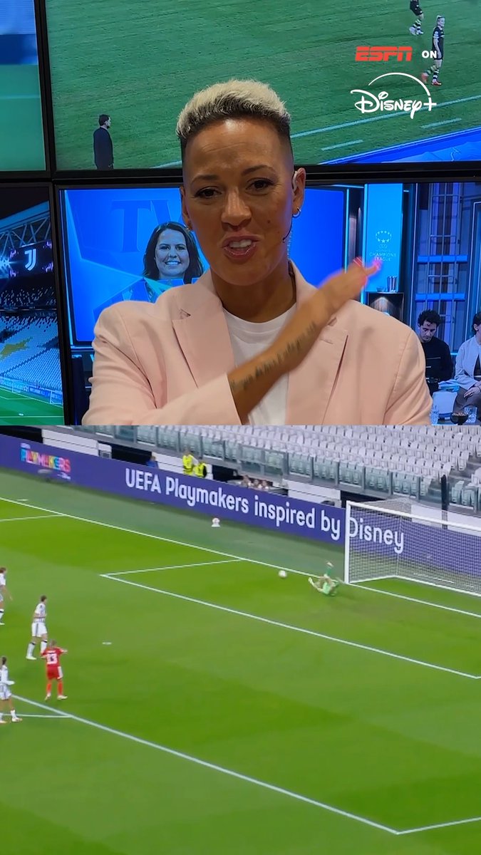 What does a great save sound like? 😂🧤 📺 Watch the UEFA Women’s Champions League live on Disney+ UK