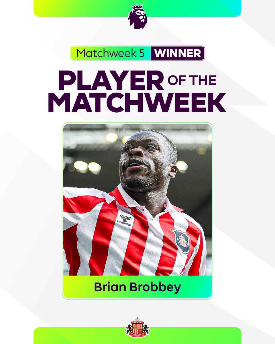 Taking home the match ball after a special hat-trick ⚽️⚽️⚽️ Brian Brobbey is your Matchweek 5 Player of the Matchweek 🙌