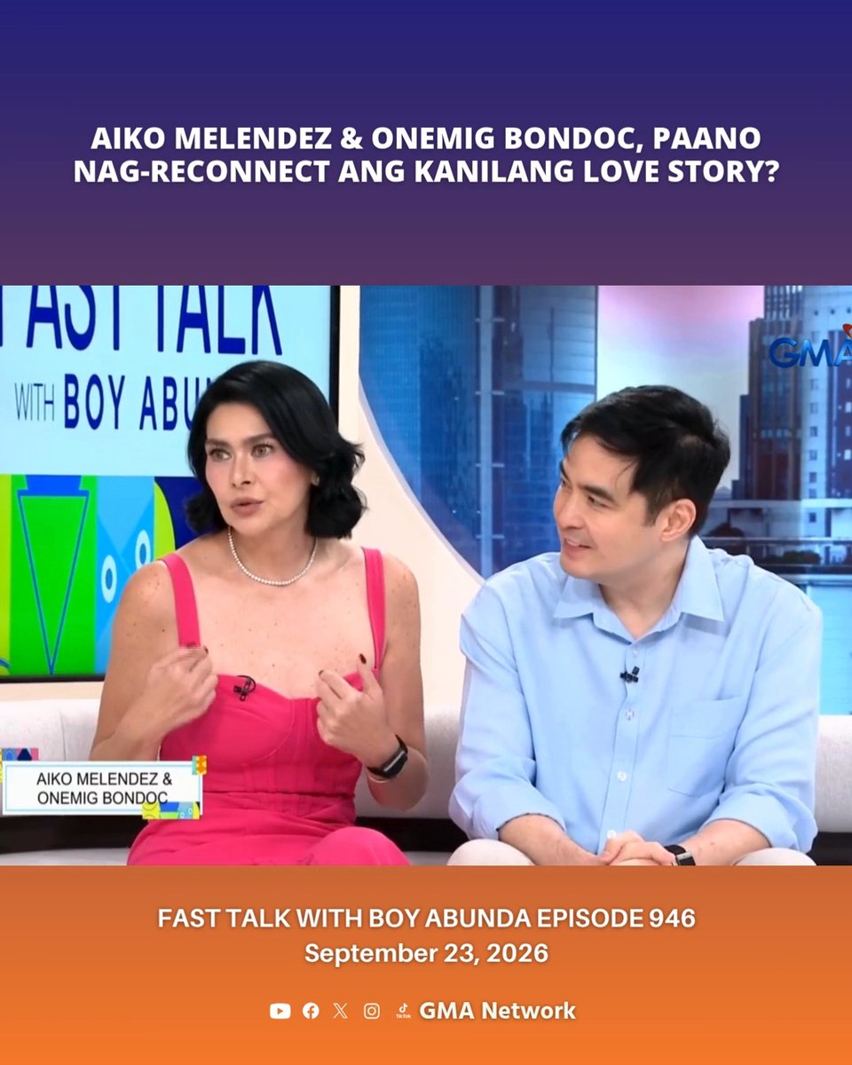 #FTBAAikoAndOnemig #Highlights: Aiko at Onemig, kinuwento kung paano sila muling nag-reconnect. For more #FastTalkWithBoyAbunda content, visit #AikoMelendez #OnemigBondoc Watch the full episodes of your favorite GMA shows on the new GMA Play app. Download now on Google Play and App Store. Also available on and Android TVs!
