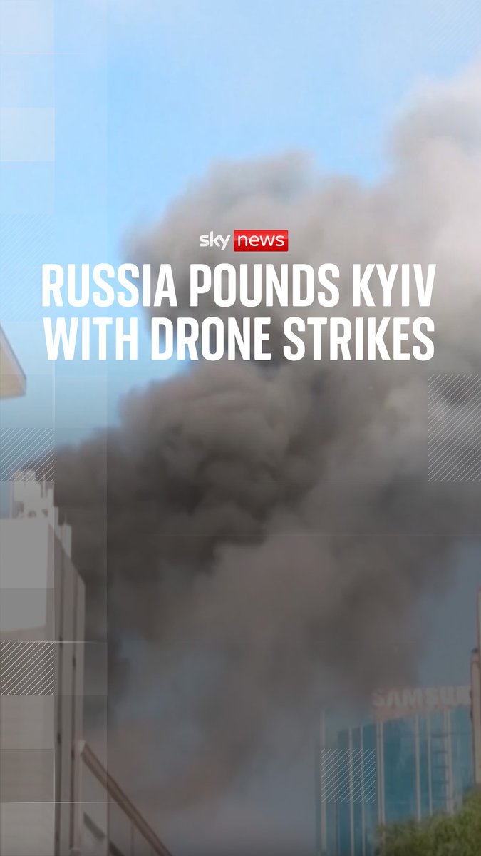 Russia targeted Kyiv with drone strikes, killing at least two people and injuring 22 more. The attack came just hours after Volodymyr Zelenskyy met US President Donald Trump to discuss peace efforts.