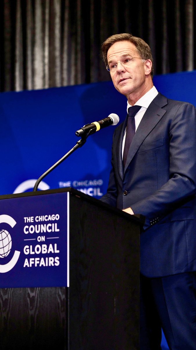 ❝America’s friends and Allies in NATO are playing a vital role in helping to keep Europe, the Atlantic, and the Arctic secure. This helps keep the U.S. homeland secure.❞ — Mark Rutte speaks at event hosted by Chicago Council on Global Affairs in Iowa 🇺🇸