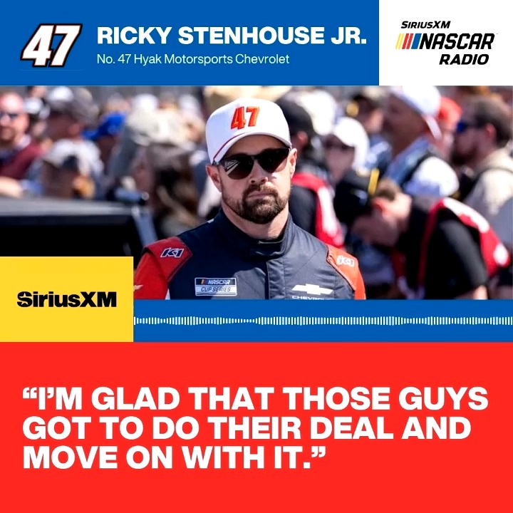 🗣️ "They [NASCAR] stayed true to what he [Steve O'Donnell] had told me that they would do moving forward." Ricky Stenhouse Jr. on the no penalty call for the fight between Ryan Blaney &amp; Carson Hocevar post-race Bristol Motor Speedway. Full Interview 👉