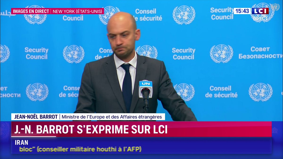🔴 Palestine 🗣️ "Il y a une étape en particulier sur laquelle la France insistera dans les semaines et les mois à venir, c’est l’organisation des élections palestiniennes", indique le ministre de l’Europe et des Affaires étrangères, Jean-Noël Barrot