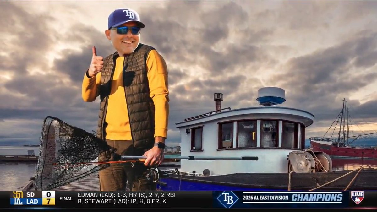 Kevin Cash has taken the Tampa Bay Rays out fishing on his charter boat! 🎣🛥️ DeRo breaks down Tampa Bay after securing their first AL East title since 2021!