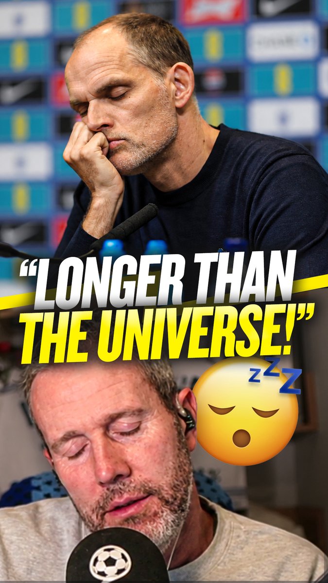 "Longer than the universe!" 😴 "It will feel like 14 billion years!" 🥱 Max Rushden is clearly enjoying the new international break... 🤣