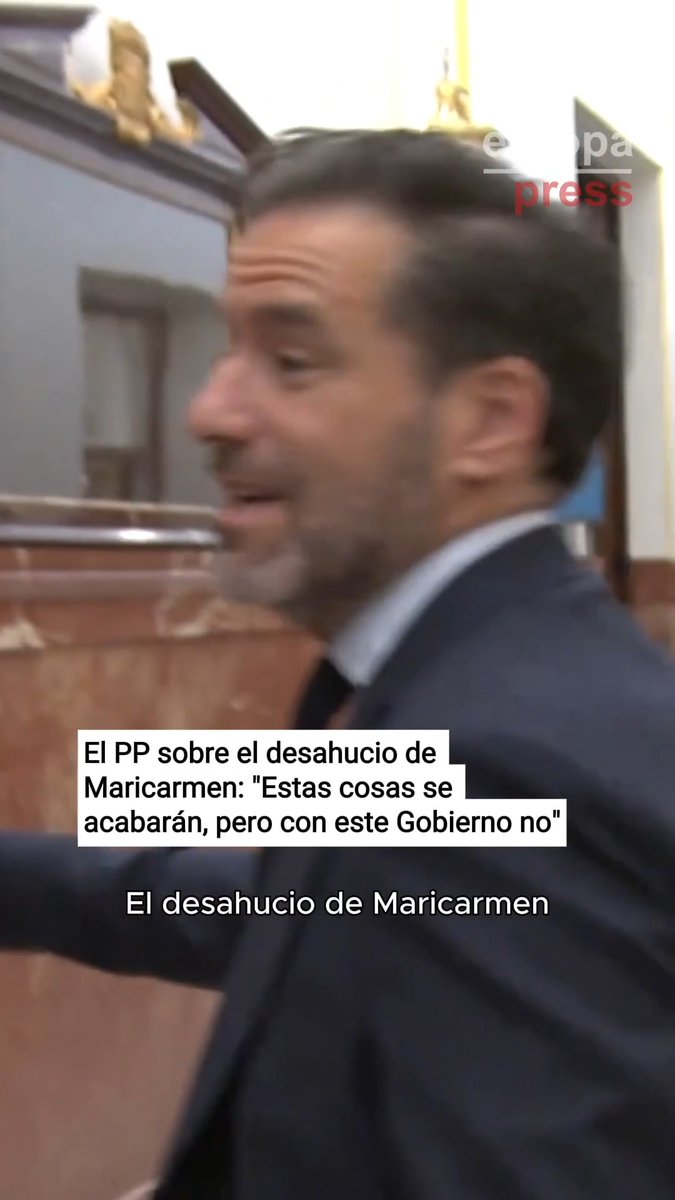 El PP sobre el desahucio de Maricarmen: "Estas cosas se acabarán, pero con este Gobierno no"