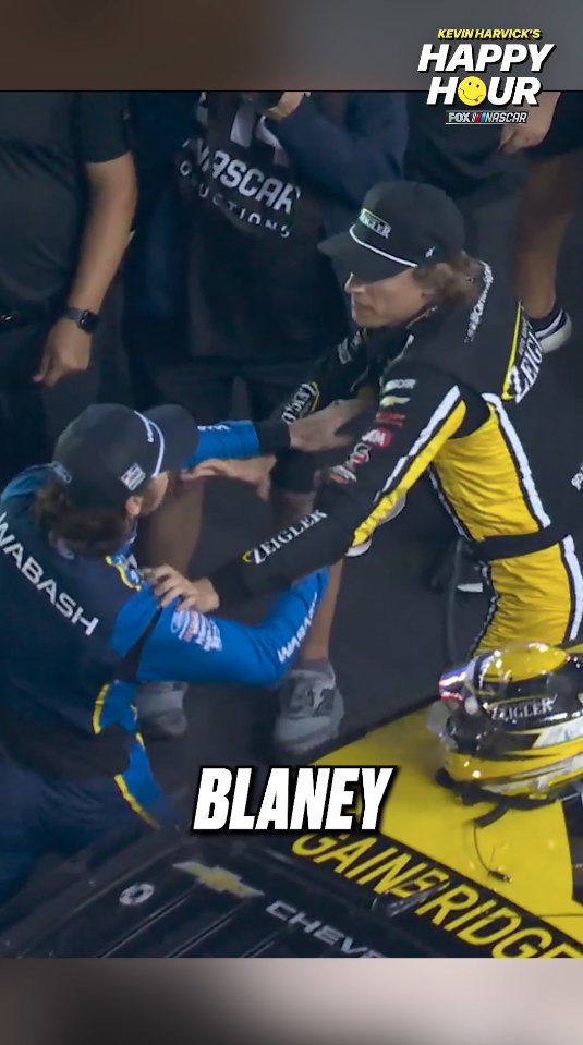 After Bristol, Kevin Harvick says Ryan Blaney is about to be heckled like he's never been heckled before.