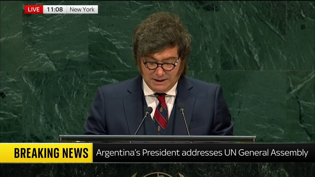 Argentinian President Javier Milei says the Falkland Islands 'are a national cause' 🔗Read more here