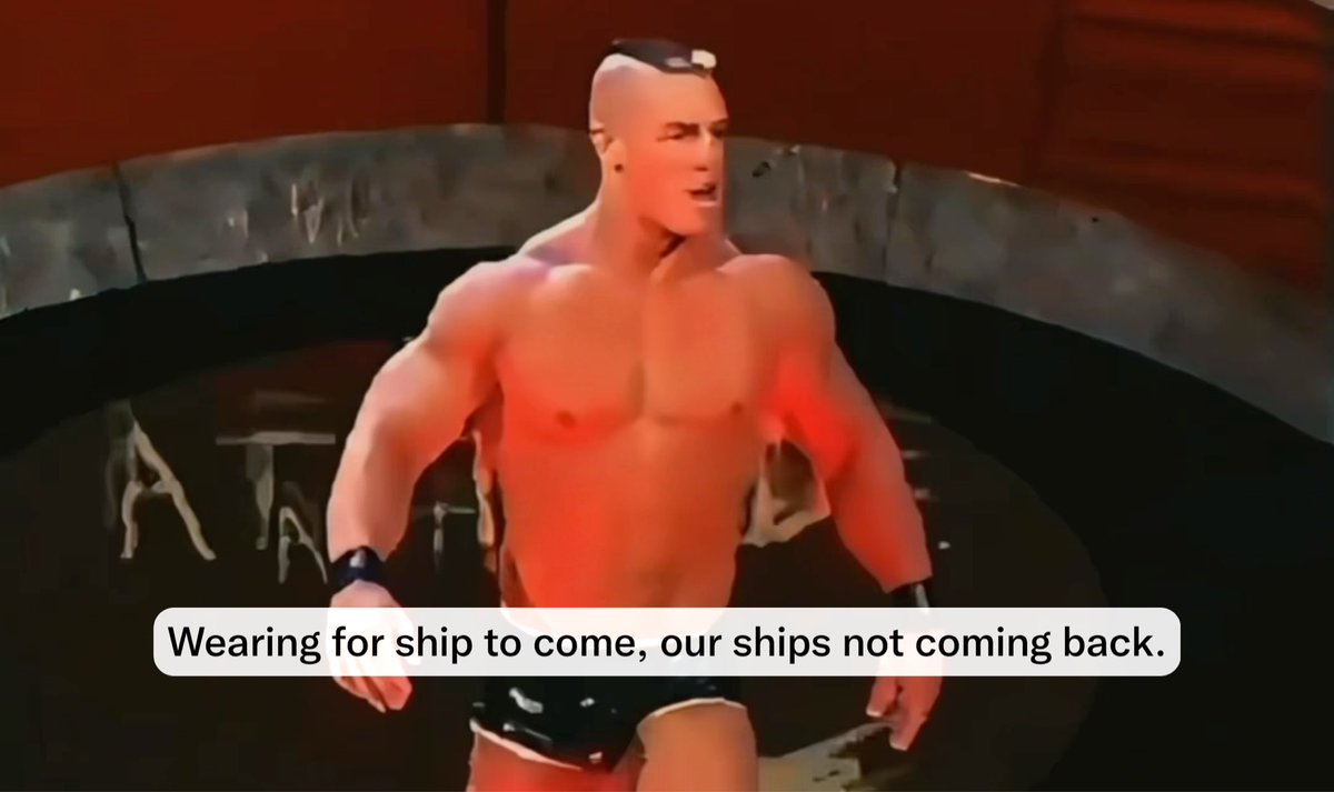 John Cena Randy Orton Brock Lesnar Making their entrances in the old Smackdown attitude era set looks like from an alternate universe 😭