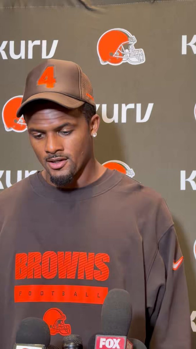 Deshaun Watson doesn’t want to be at war with #Browns fans and hope there’s positive energy vs the #Panthers on Sunday: