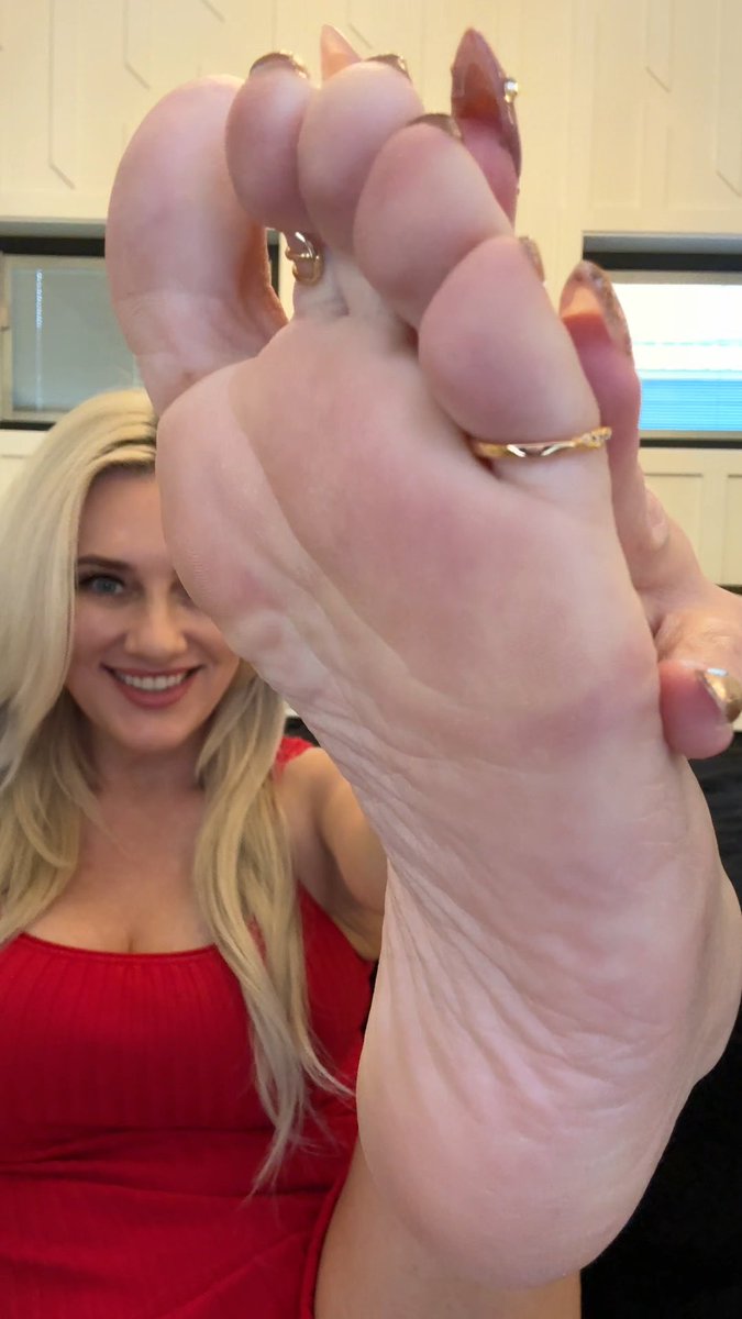 Seeing if anyone will see me showing off my soles, toes, toe rings, and long nails?