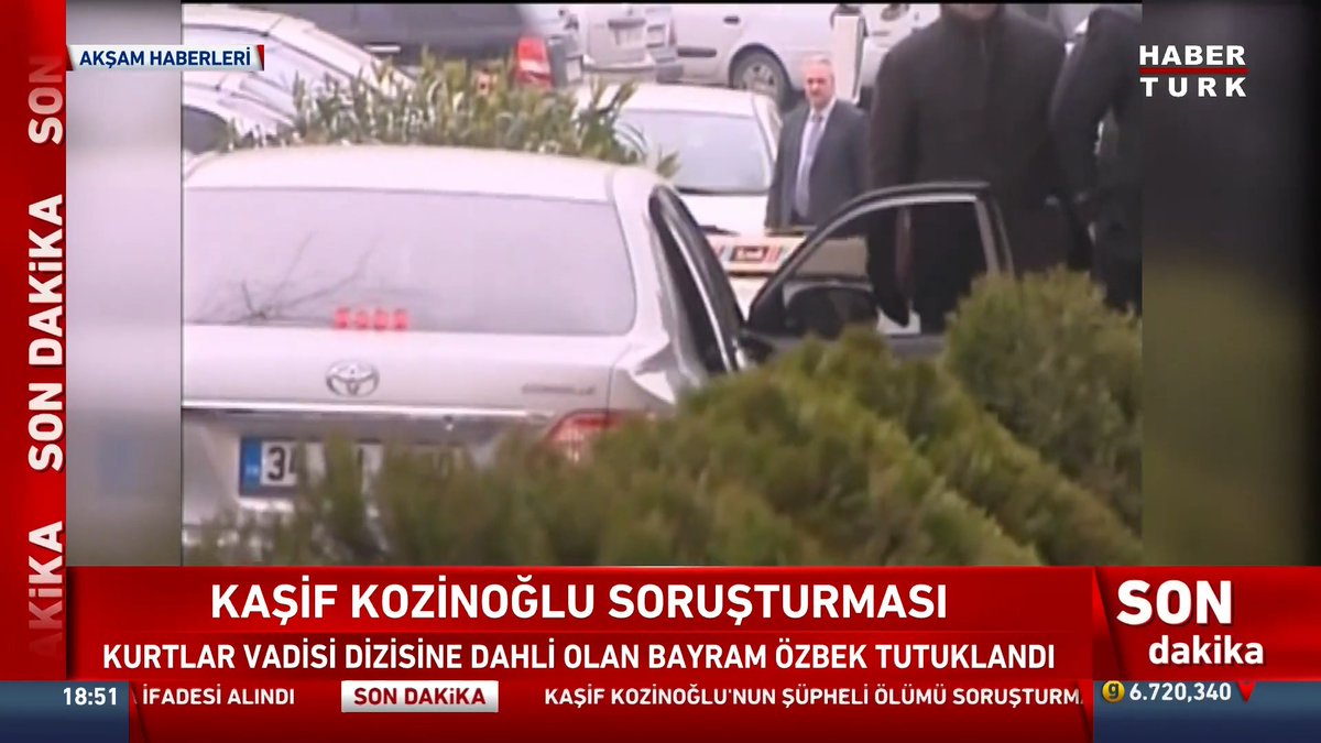 #SONDAKİKA - Kaşif Kozinoğlu soruşturması. Kurtlar Vadisi dizisine dahli olan Bayram Özbek tutuklandı.