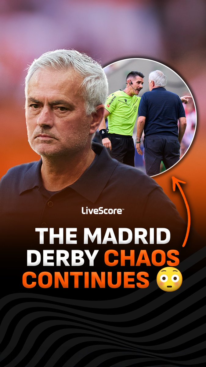 The Madrid derby chaos continues 😳 As if the print out wars weren’t enough already 👀