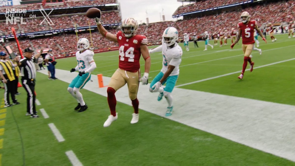 Brock Purdy's TD pass to Kyle Juszczyk looked familiar 👀 San Francisco 49ers Inside the NFL Week 2 Mic'd Up on X
