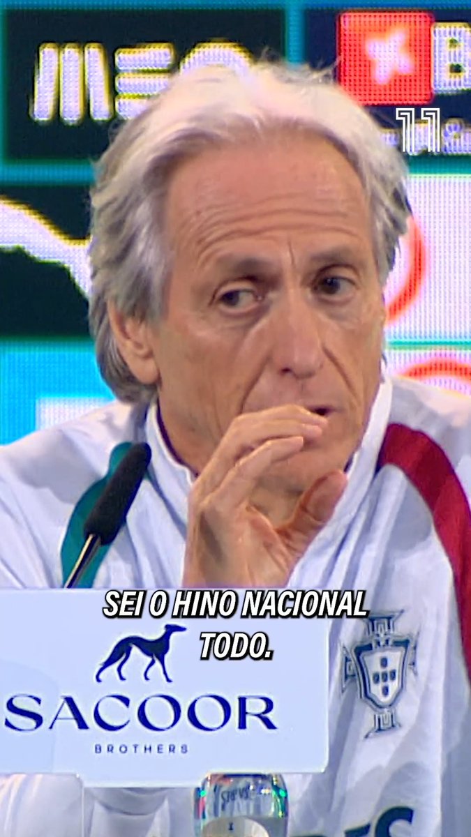 "Sou português, amo o meu país. Não sei como é que me vou sentir quando ouvir o Hino Nacional, mas uma coisa vos garanto: sei o Hino Nacional todo. Isso eu sei!" 🎤🇵🇹 #Canal11 #FutebolEmPortuguês