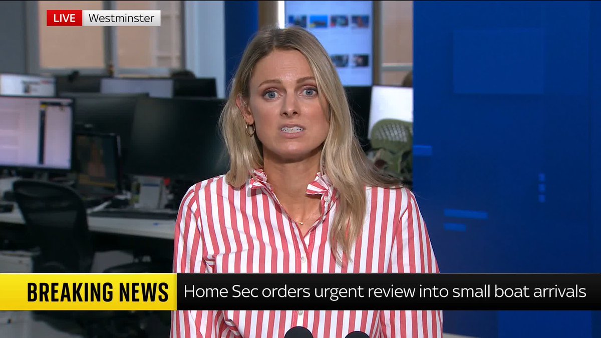 Home secretary Shabana Mahmood has ordered an "urgent review" after the Border Force failed to intercept a second migrant boat in two days before it reached the Kent coast. Sky's Ali Fortescue joins Mark Austin with the latest 📺 Sky 501, Virgin 602