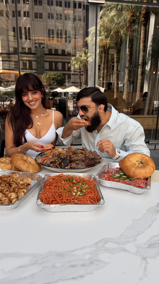 Trying delicious Plov with Arman Tsarukyan
