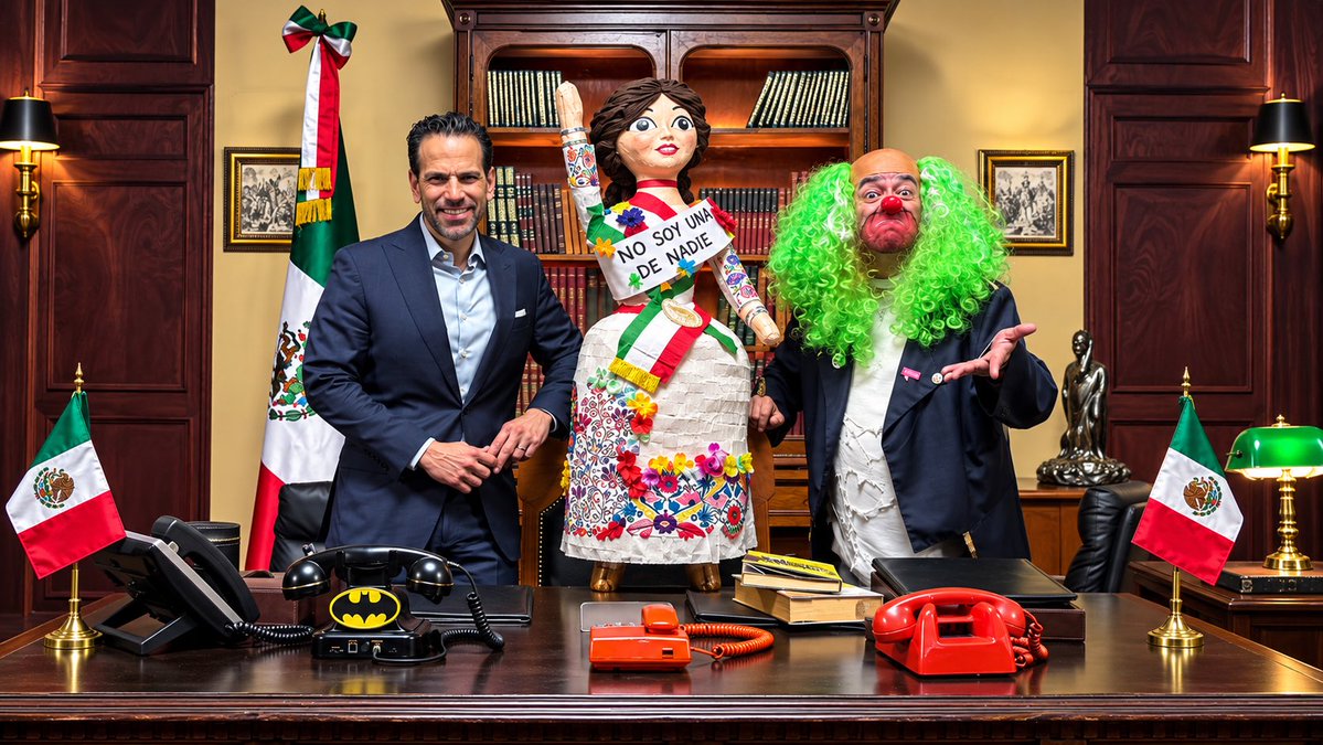 ¡Mis chamacos! Mi carnalito Carlos Loret de Mola y yo nos fuimos a asomar a la oficina de Claudita la presidenta para ver qué espíritus chocarreros la hacen parecer tan titubeante, tan frágil, tan sola y presionada. ¡Órale! 🔴 VER AQUÍ -> #InformaciónParaTi Latinus