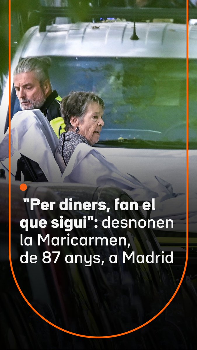 La Maricarmen, de 87 anys, ha estat desnonada del pis de Madrid on vivia des dels 16. Un fons voltor va comprar-ne la propietat i li va triplicar el lloguer. Els centenars de manifestants no han pogut impedir que la policia la fes fora de casa