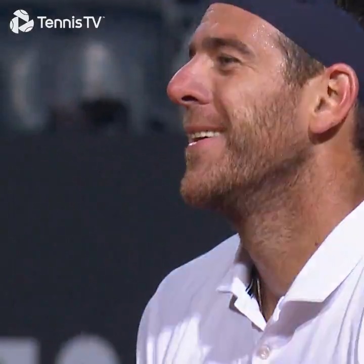 Es imposible no amar a Juan Martín Del Potro. El gigante noble ❤️