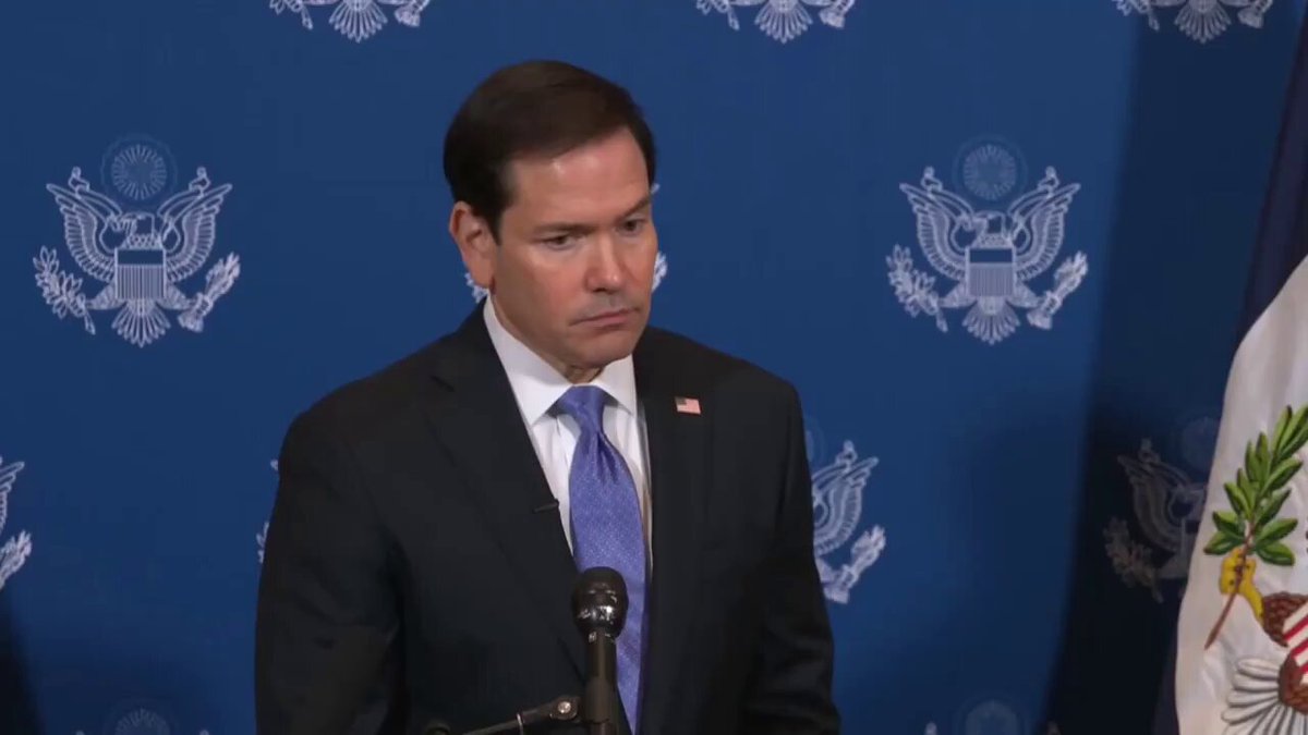 🚨 US Secretary of State Marco Rubio - "International system is broken. It couldn't address conflicts between India and Pakistan or Thailand and Cambodia" "At the end of the day, the US will always act, at least as long as President Trump is in office, we will always act in the national interest of our country, not in the interest of the international order" "We will never put the international order above the interest of the United States"