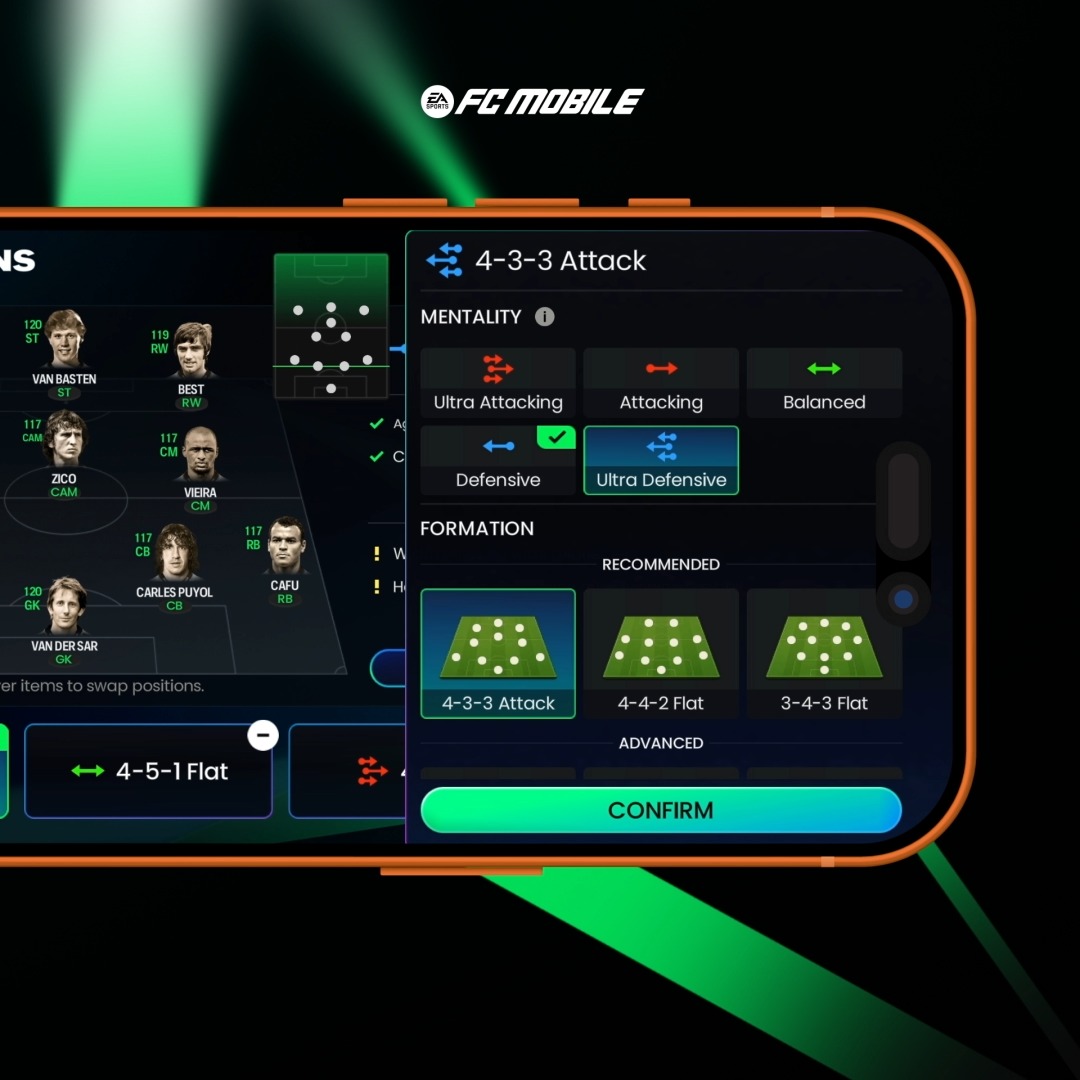 Set your tactics. Adapt to the match. 🧠⚽ Learn how Game Plans give you more tactical control during matches in #FCMobile. Read the full Deep Dive: 🔗