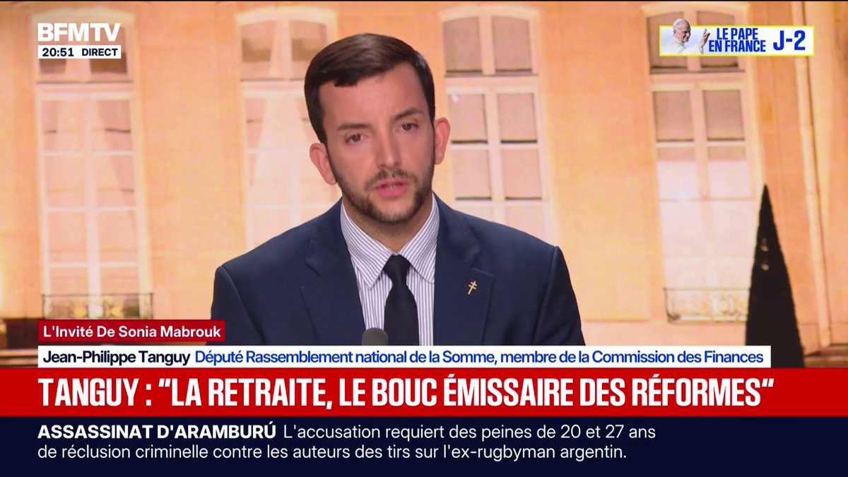 "Le gouvernement est incapable de faire des économies", dénonce Jean-Philippe Tanguy, député du Rassemblement national