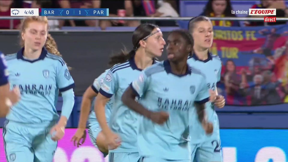 ⚽ OUVERTURE DU SCORE DU PARIS FC GRÂCE À VIENS FACE AU BARÇA ! #lequipeFOOT