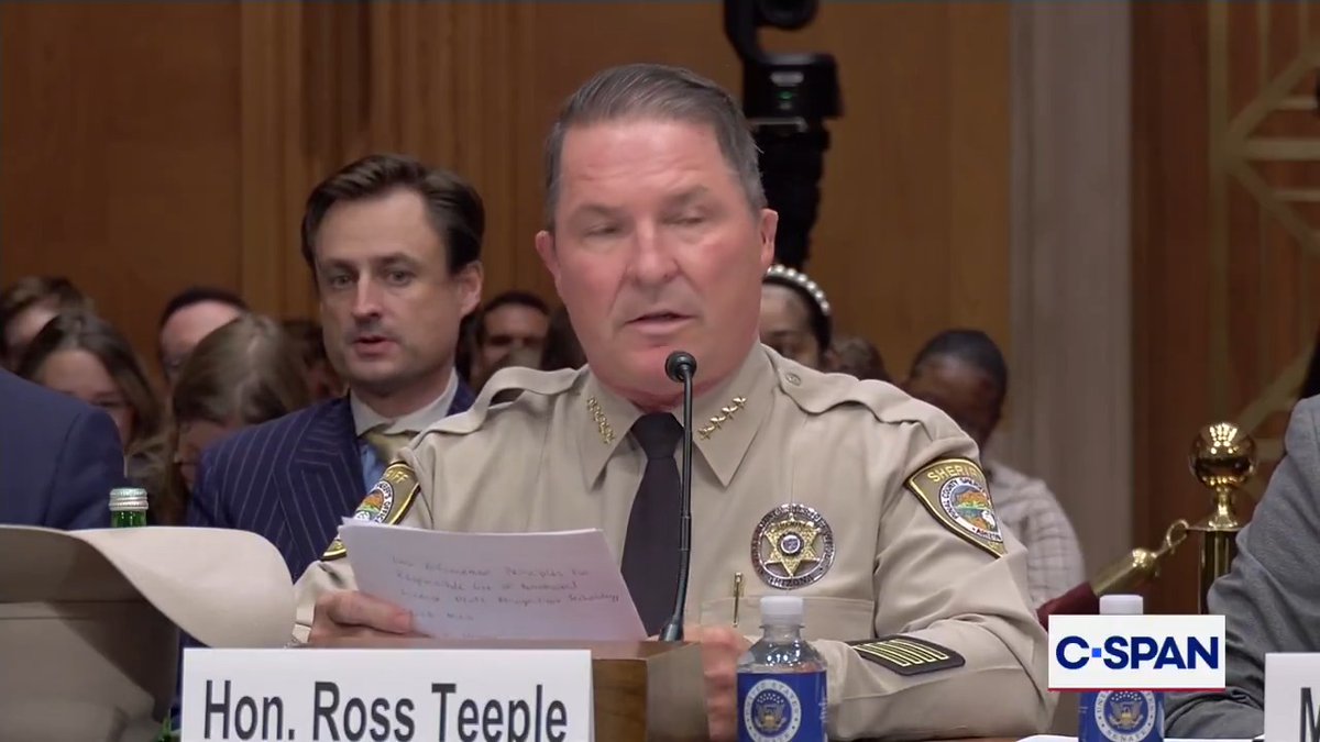 Sheriff Ross Teeple on canceling county Flock AI contract: "I will never allow technology to supersede your rights."