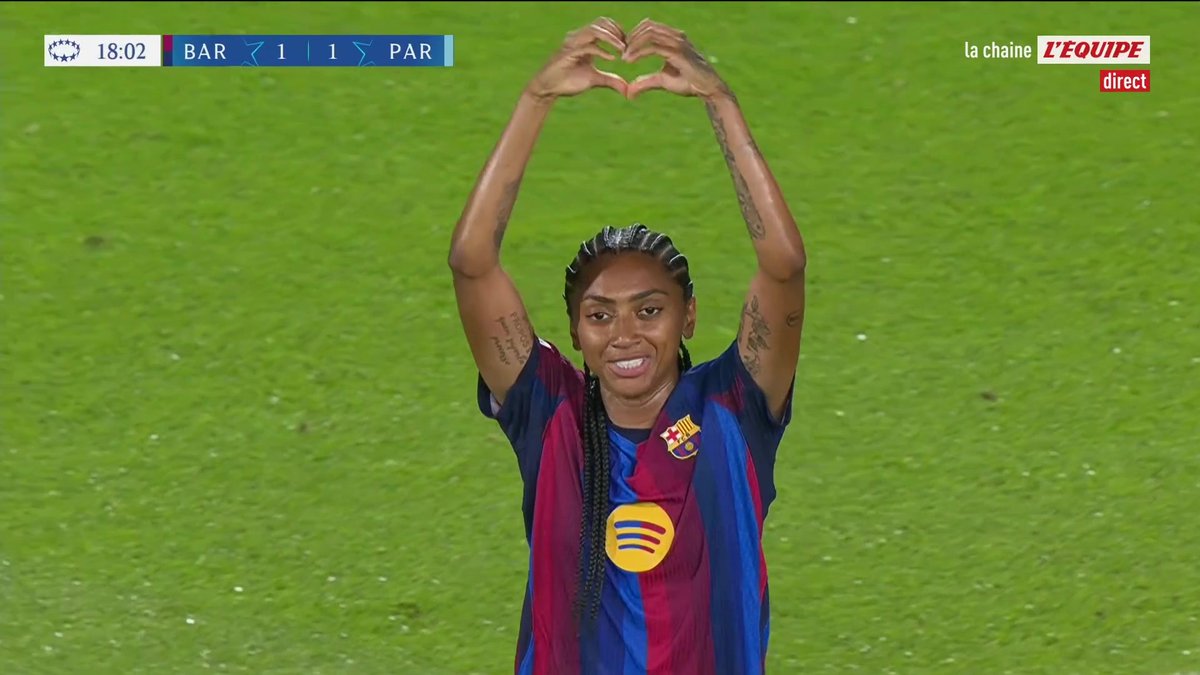 ⚽ Kerolin égalise pour le Barça face au Paris FC (1-1) ! Le direct : #lequipeFOOT
