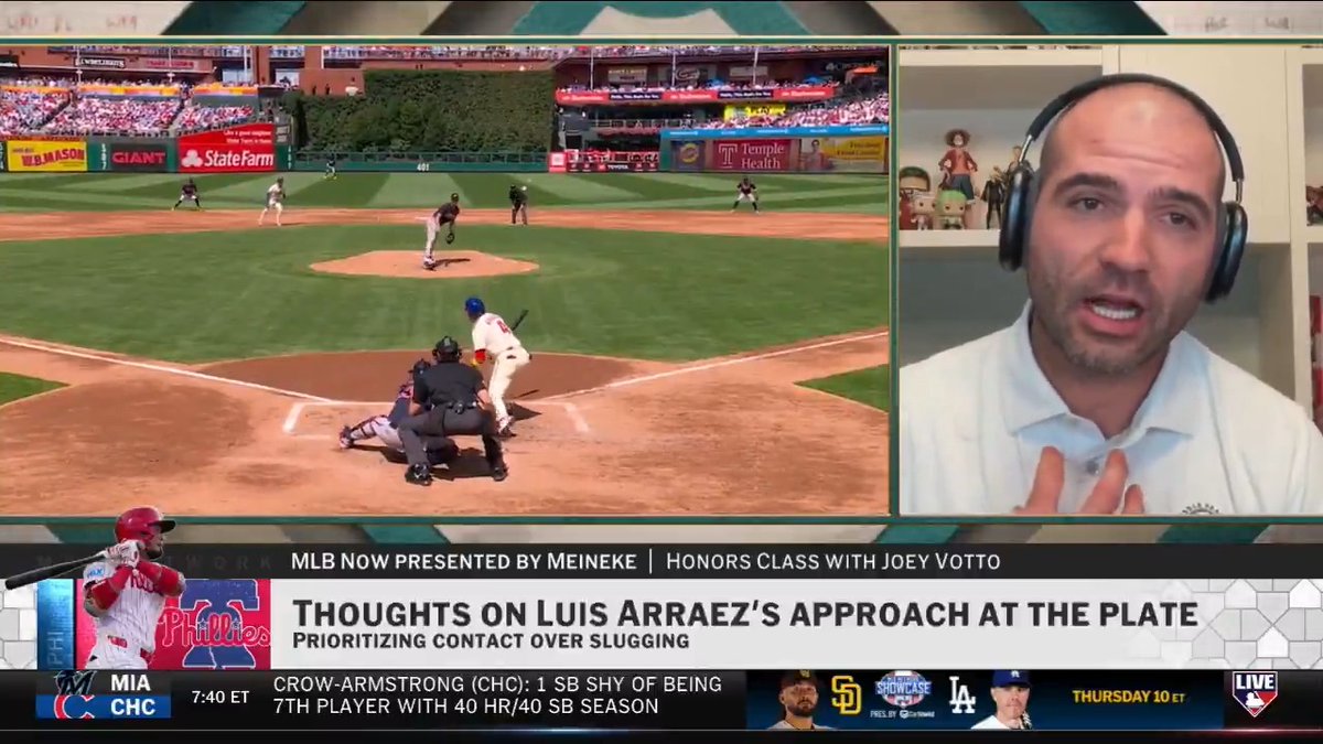 "The guy that used to hit .300, I'm sorry to tell you, is going to hit .240, .250 today. It just is what it is." Joey Votto breaks down why the league does not have more players like Luis Arraez and explains how baseball's evolution has led to that trend.