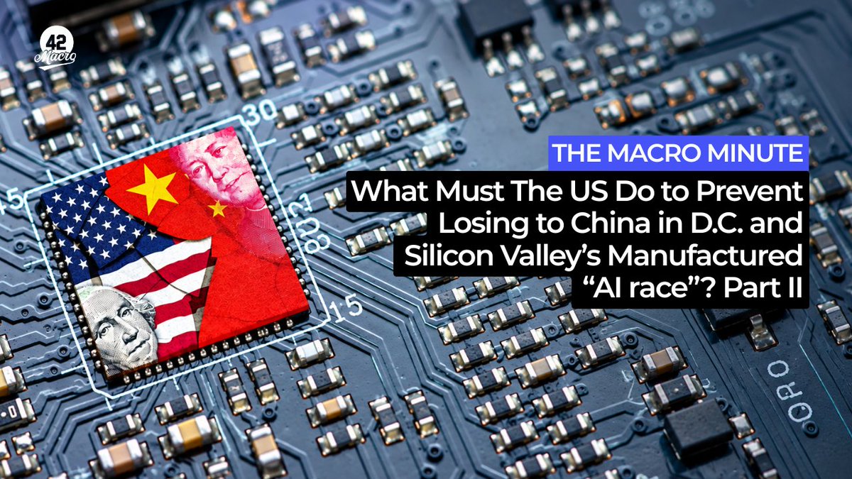The Macro Minute | Sep 23, 2026: What must the US do to prevent losing to China in the manufactured “AI race,” part II? For daily updates, follow The Macro Minute on your favorite podcast platform.