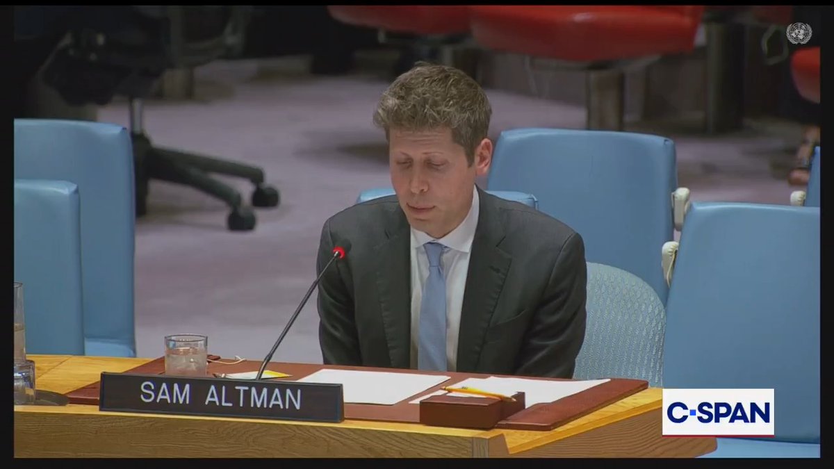 OpenAI CEO Sam Altman on potential dangers of AI: "First, we could lose control of the future to AI. The risk is that it moves so fast that people can no longer follow what's happening or intervene when needed."